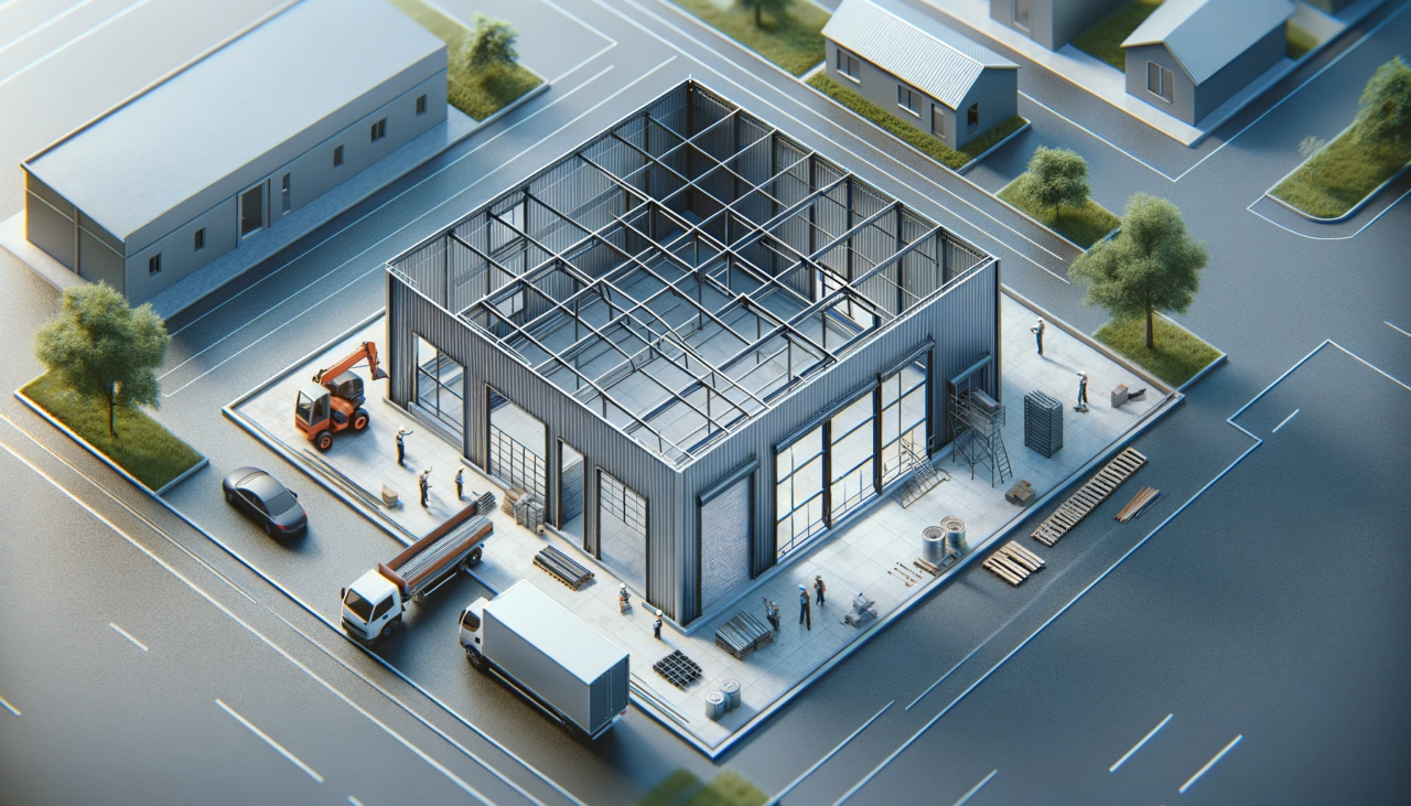 small scale steel buildings