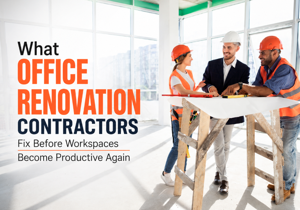 What Office Renovation Contractors Fix Before Workspaces Become Productive Again